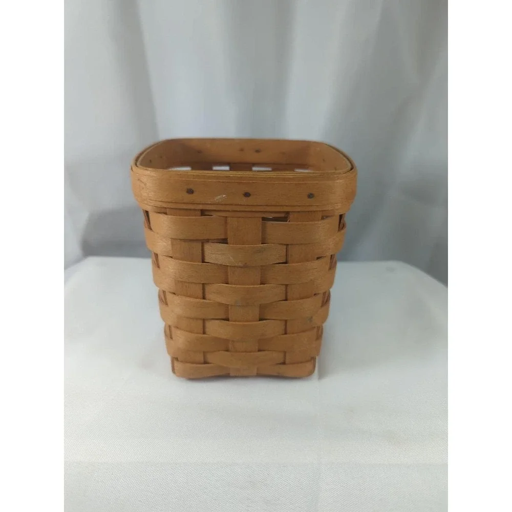 Longaberger Basket Handwoven Marked signed 1995 Small 6